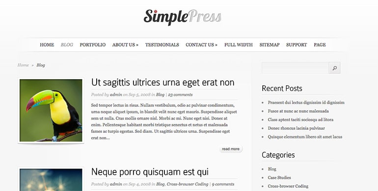 simple-press-blog