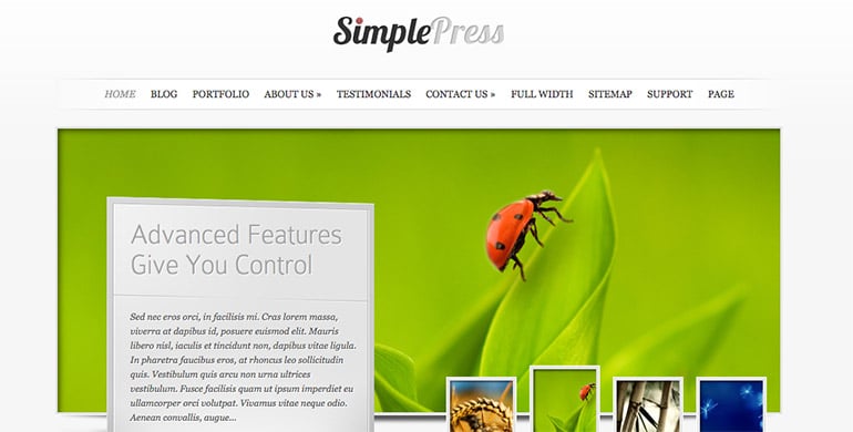 simplepress theme