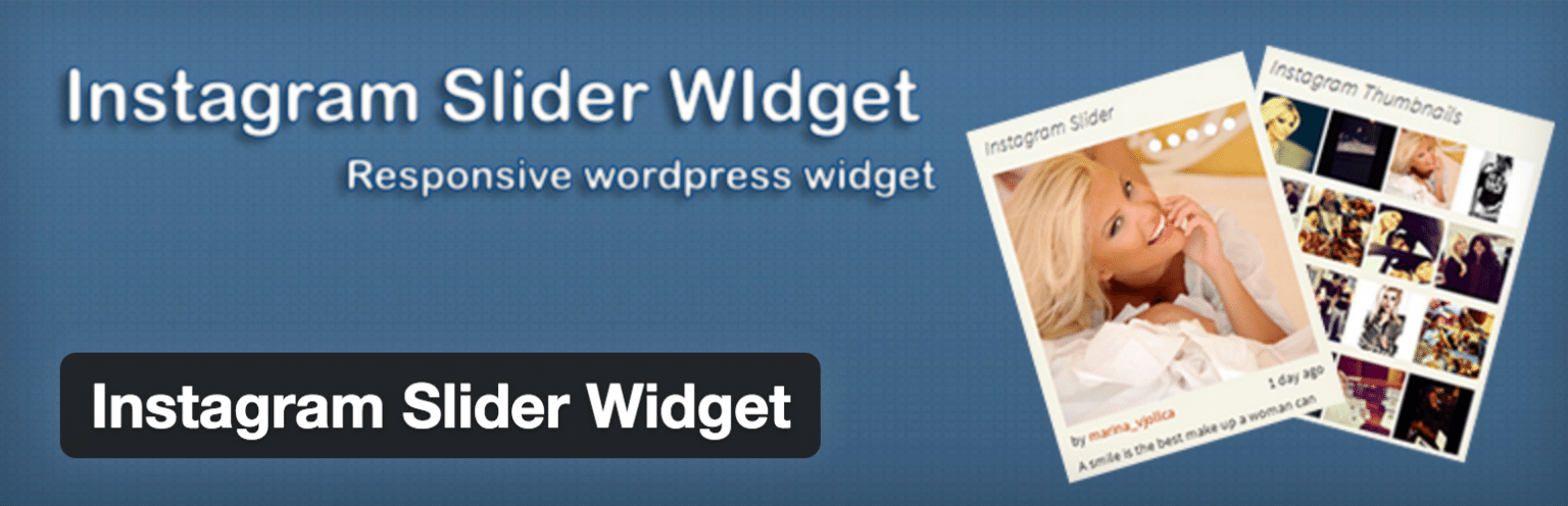 Instagram slider widget