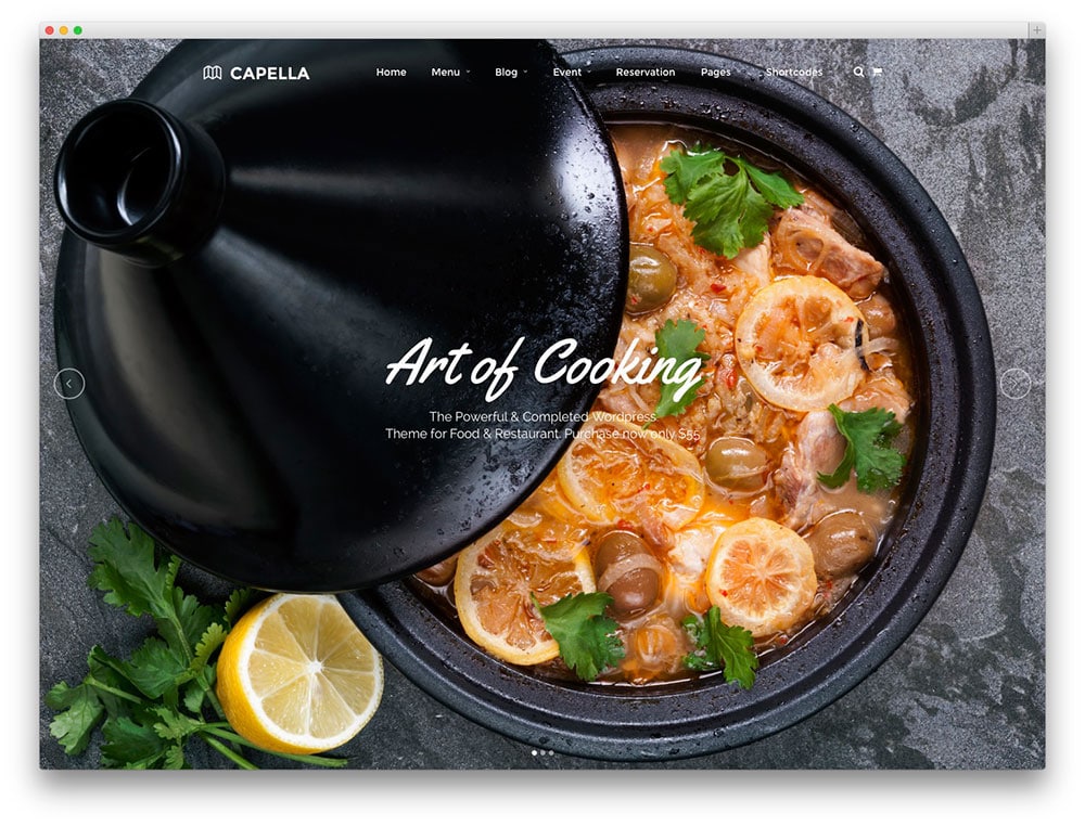 capella-wordpress-food-theme