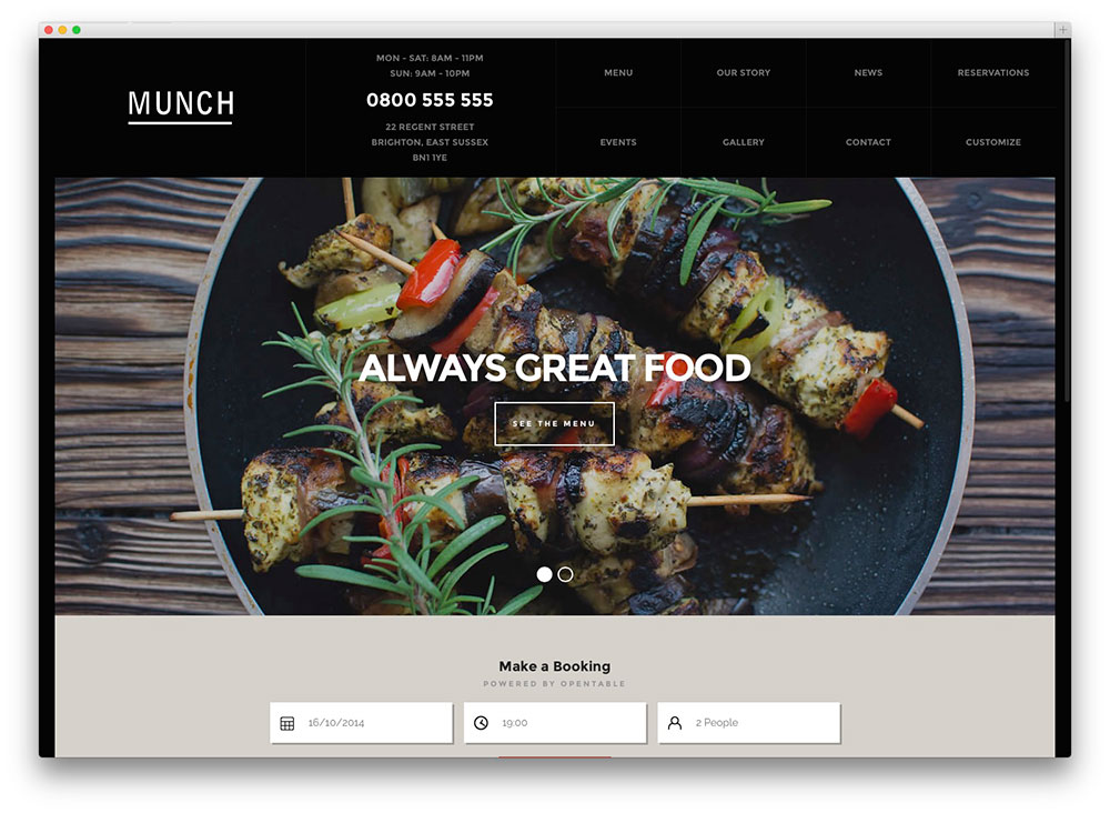 munch-wordpress-restourant-theme