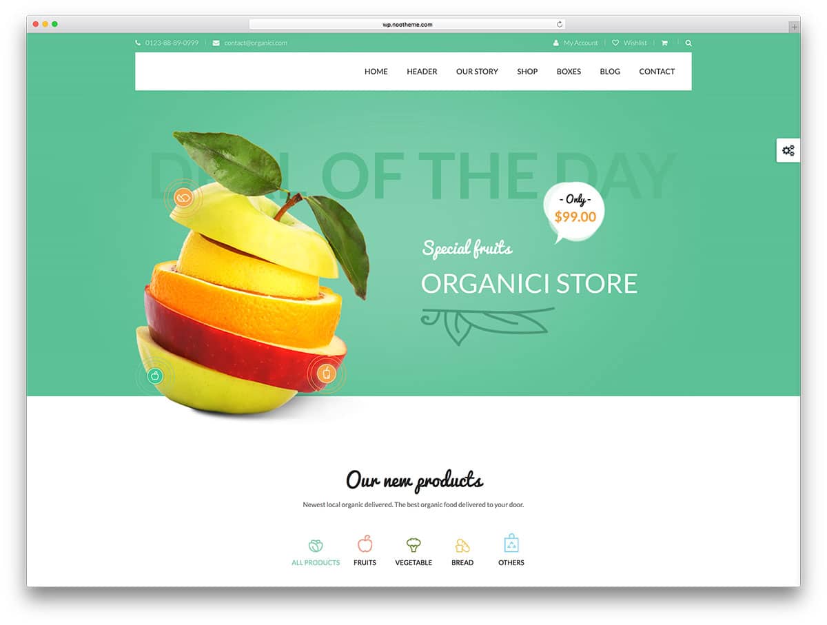 organici-organic-food-store-wordpress-theme