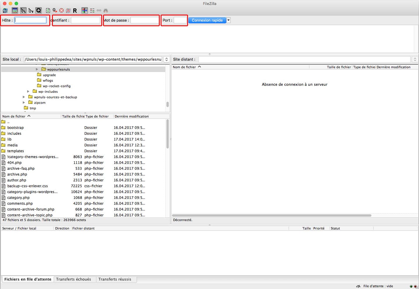 filezilla