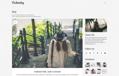 WordPress Personal Blog Theme