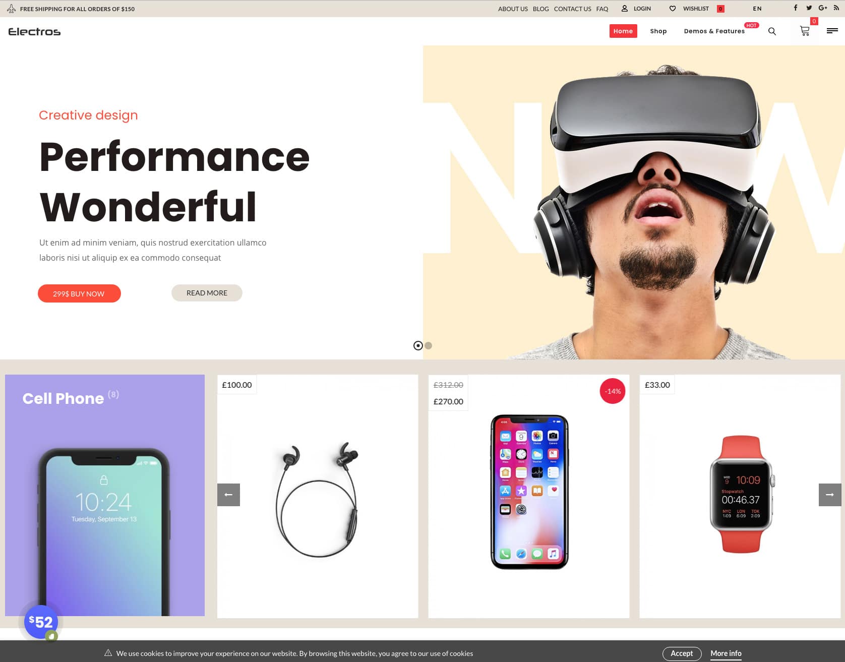 thème WooCommerce Vitrine