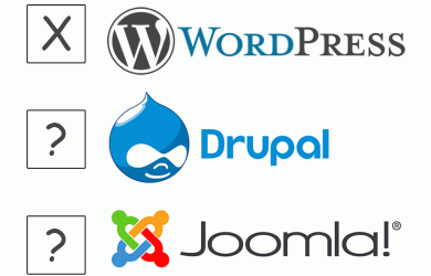 CMS WordPress vs Drupal vs Joomla