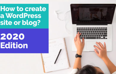 how to create a wordpress site or blog