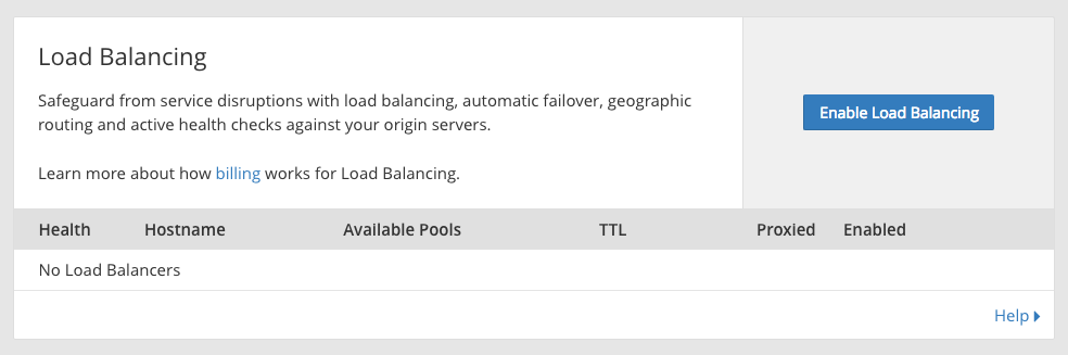 load balancing